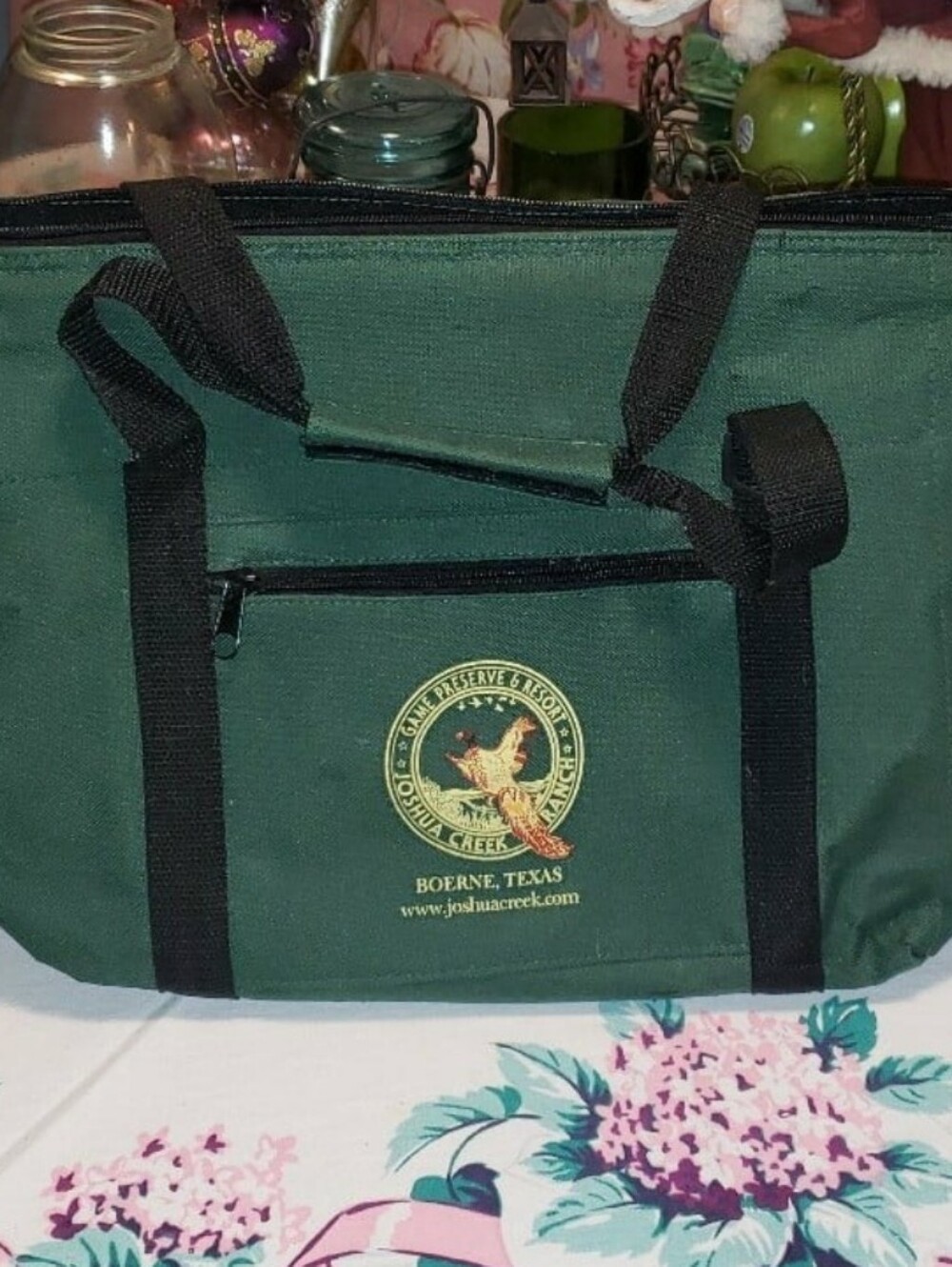Vintage Hunter Green Joshua Creek Ranch Game Preserve & Resort Boerne, Texas